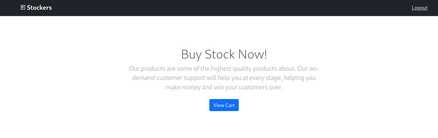 Dev Stocker Dashboard